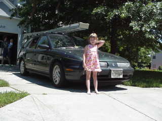 TJ packed up in the 1998 Saturn SW2